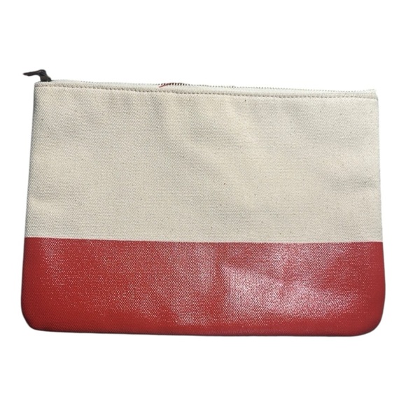 Kate Spade Red and Cream Cosmetic Bag - Picture 2 of 3